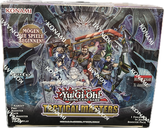 Yu-Gi-Oh TCG Tactical Masters Booster Display Deutsch