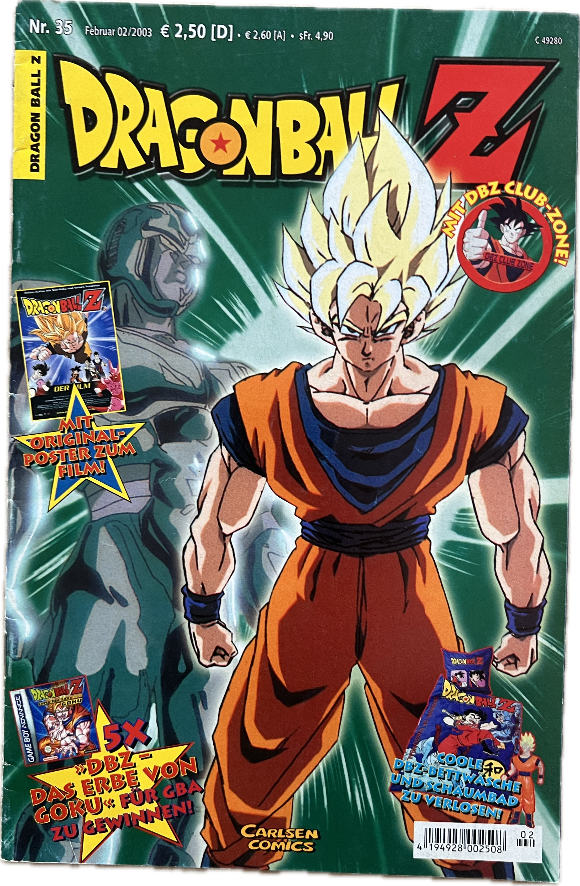 Dragon Ball Z Comic Heft 35