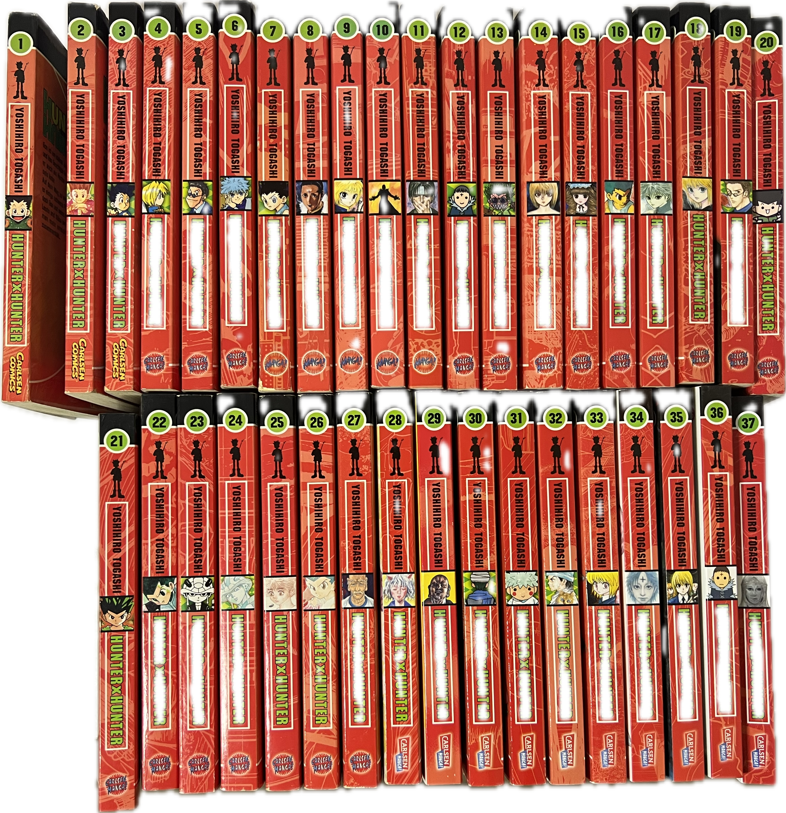 Hunter x Hunter 01-37 old Edition komplette Reihe