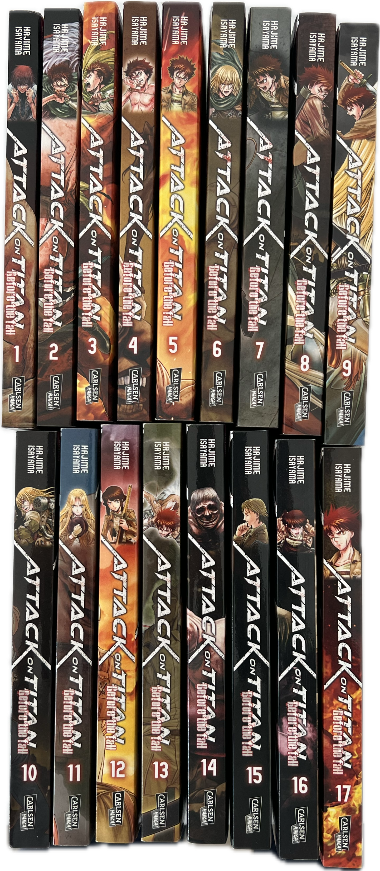 Attack on Titan Before the Fall 1-17 komplette Reihe
