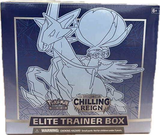 Pokemon TCG Elite Trainer Box Ice Rider Calyrex Chilling Reign Englisch