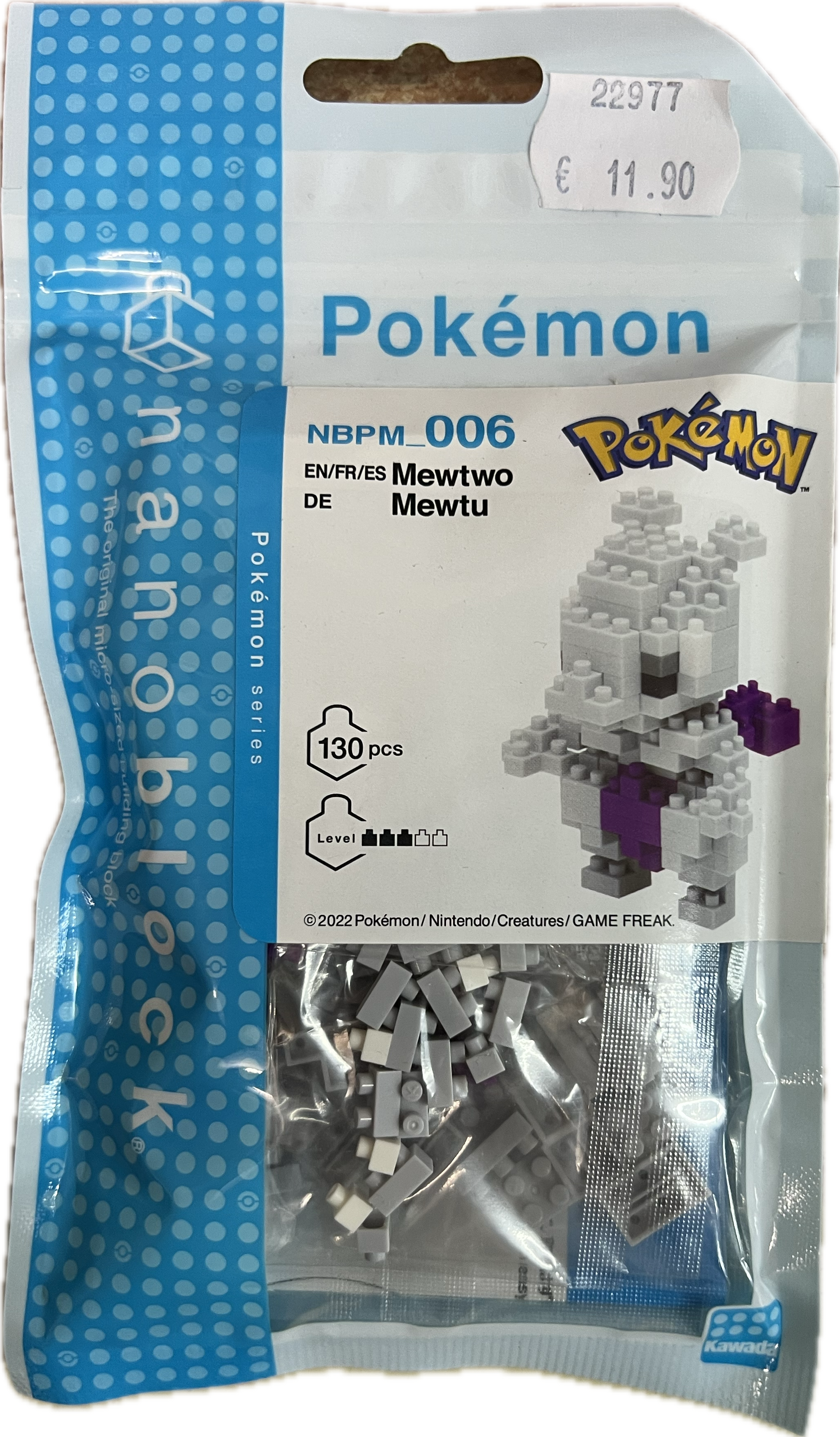 Mewtu Nanoblock Bauset