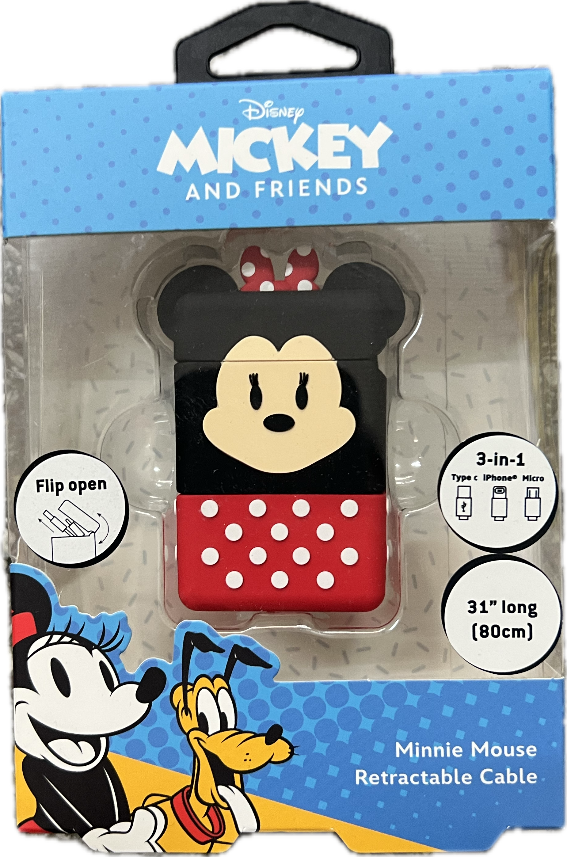 Minnie Mouse Ladekabel 3-in-1