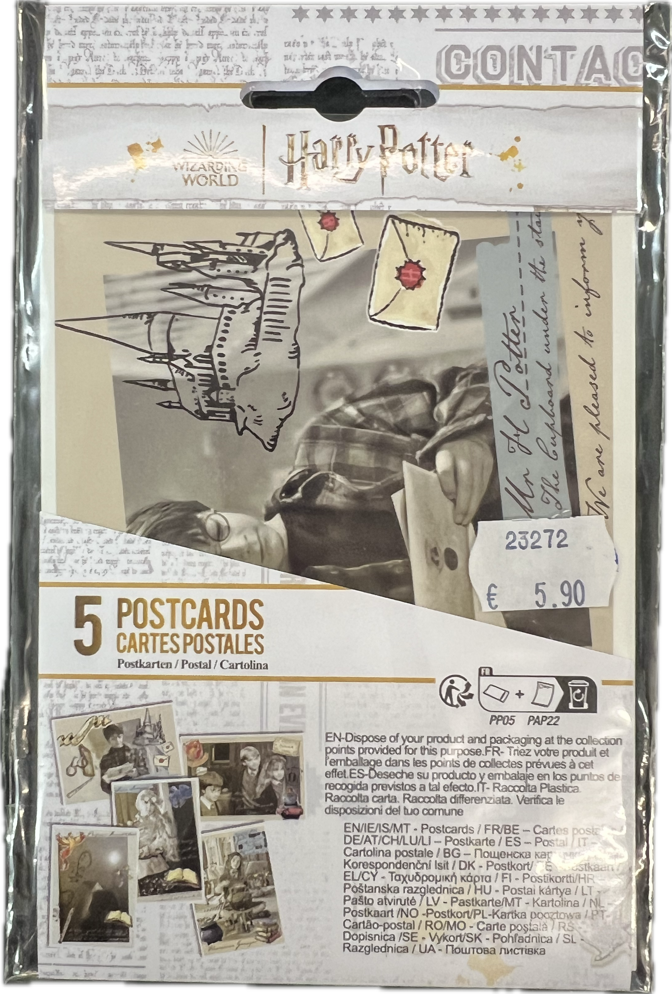 Harry Potter Postkarten-Set