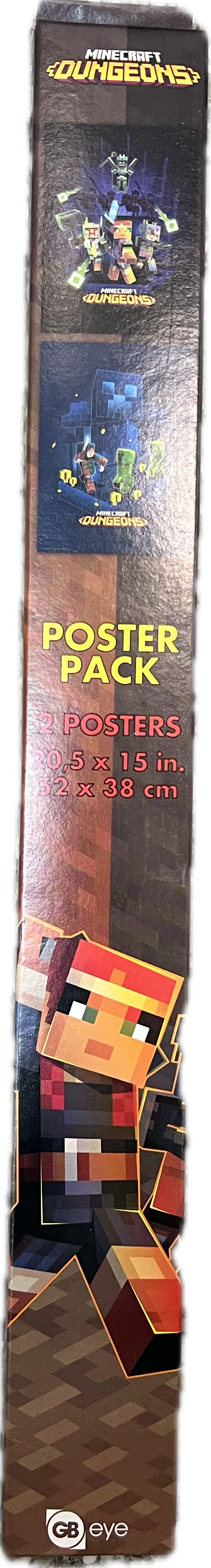 Minecraft Dungeons 2x Poster Set 52 x 38cm