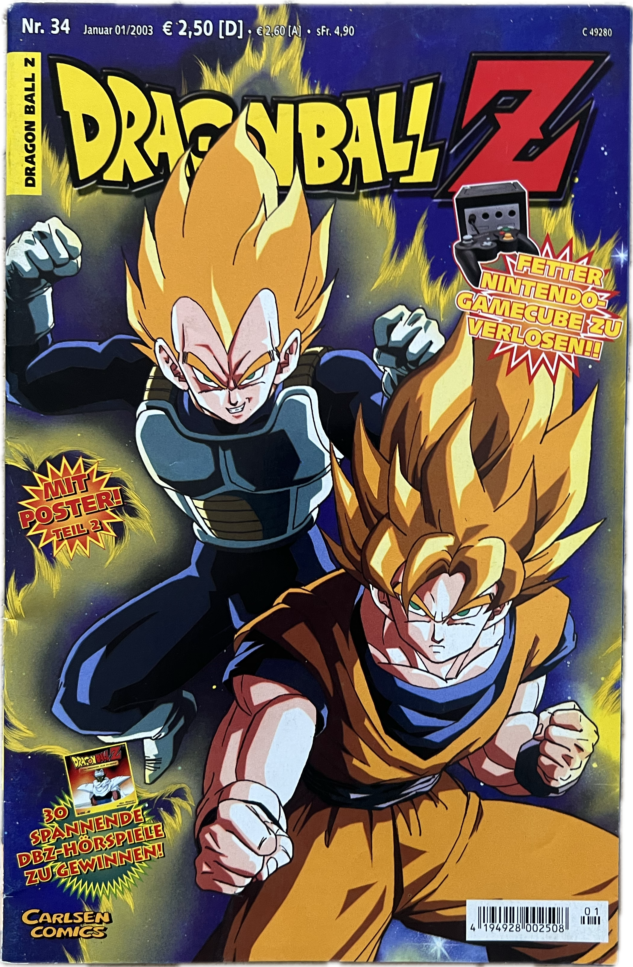 Dragon Ball Z Comic Heft 34