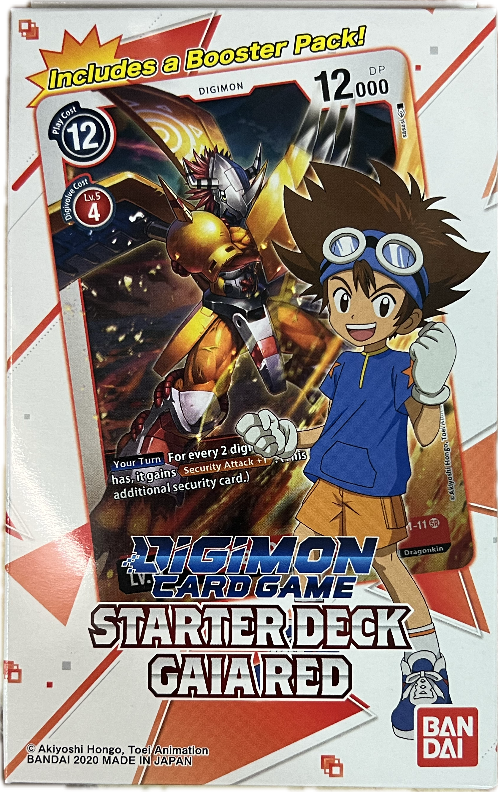 Digimon Card Game Starter Deck – Gaia Red (ST-1) Englisch