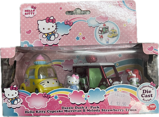 Hello Kitty Dazzle Dash 2-Pack / Vehicle & Figure Set