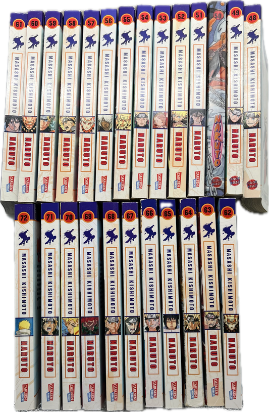 Naruto 1-72 komplette Reihe-Manayga